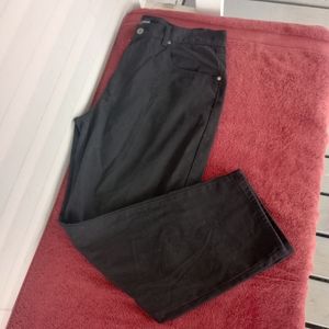 Denim Culture Mens Black Straight Leg Jean Denim  100% Cotton Size 44/32